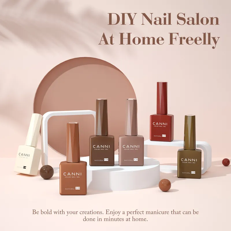 CANNI HEMA FREE UV/LED gél lakk szett 6x9ml - 2326