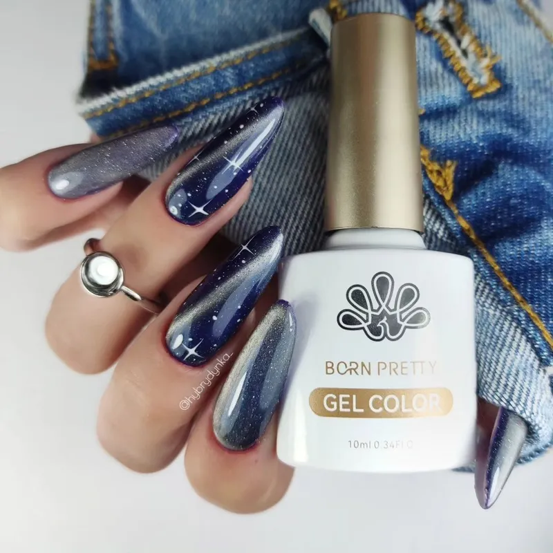 Born Pretty Reflective Moonlight Cat Magnetic UV/LED gél lakk 10 ml - RM04