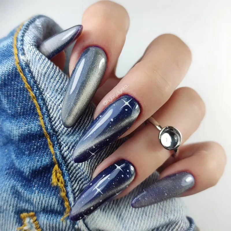 Born Pretty Reflective Moonlight Cat Magnetic UV/LED gél lakk 10 ml - RM04