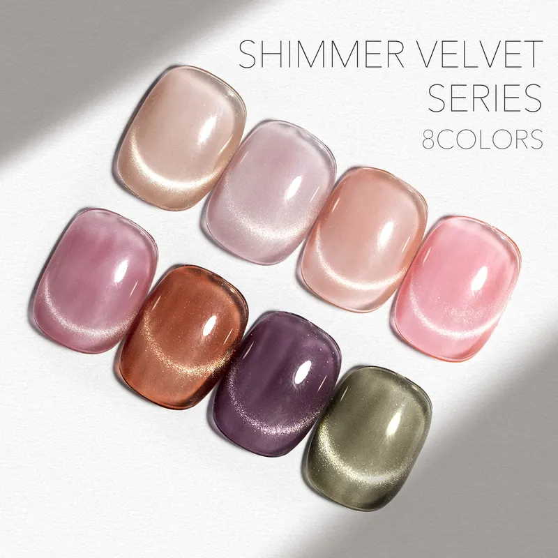 CANNI HEMA FREE  szett 8x9ml - No.01 - Shimmer Velvet Collection
