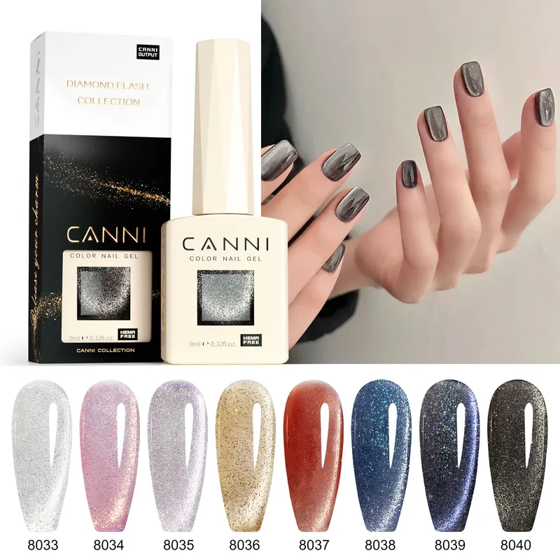 CANNI HEMA FREE  szett 8x9ml - No.05 - Interstellar Cat Eye Collection