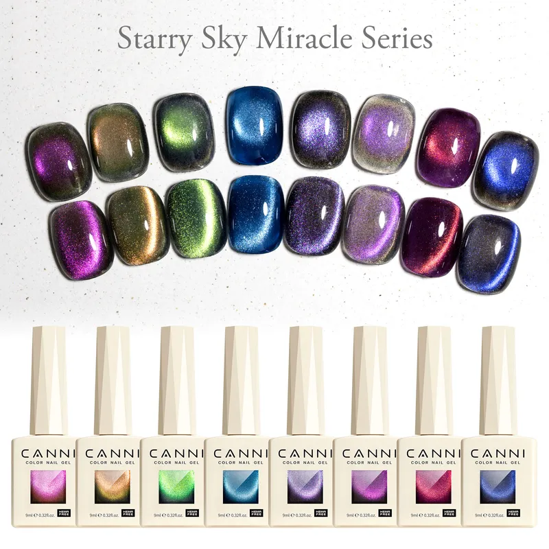 CANNI HEMA FREE  szett 8x9ml - No.06 - Starry Sky Miracle Collection