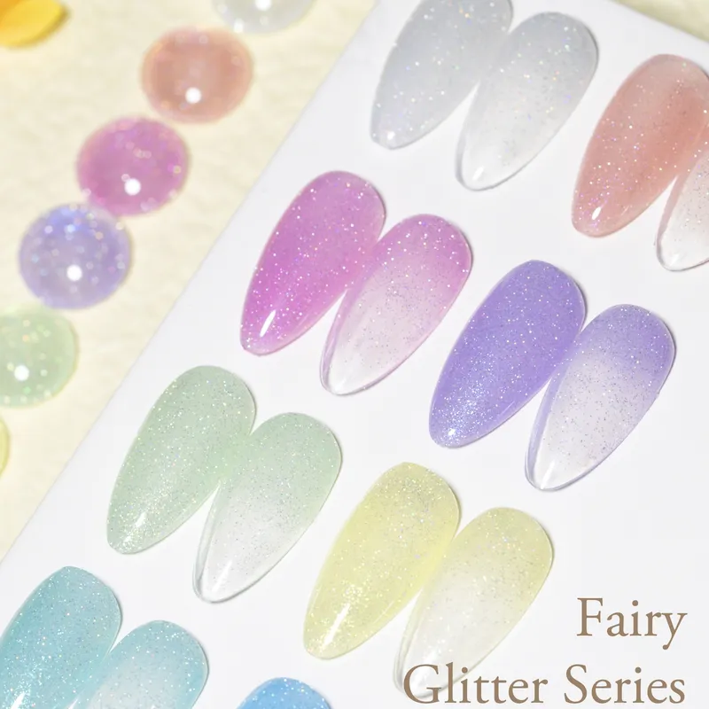 CANNI HEMA FREE  szett 8x9ml - No.07 - Fairy Glitter Collection