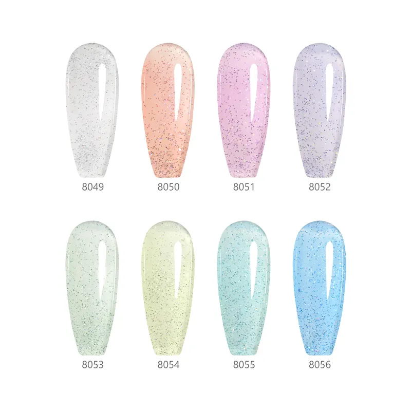 CANNI HEMA FREE  szett 8x9ml - No.07 - Fairy Glitter Collection