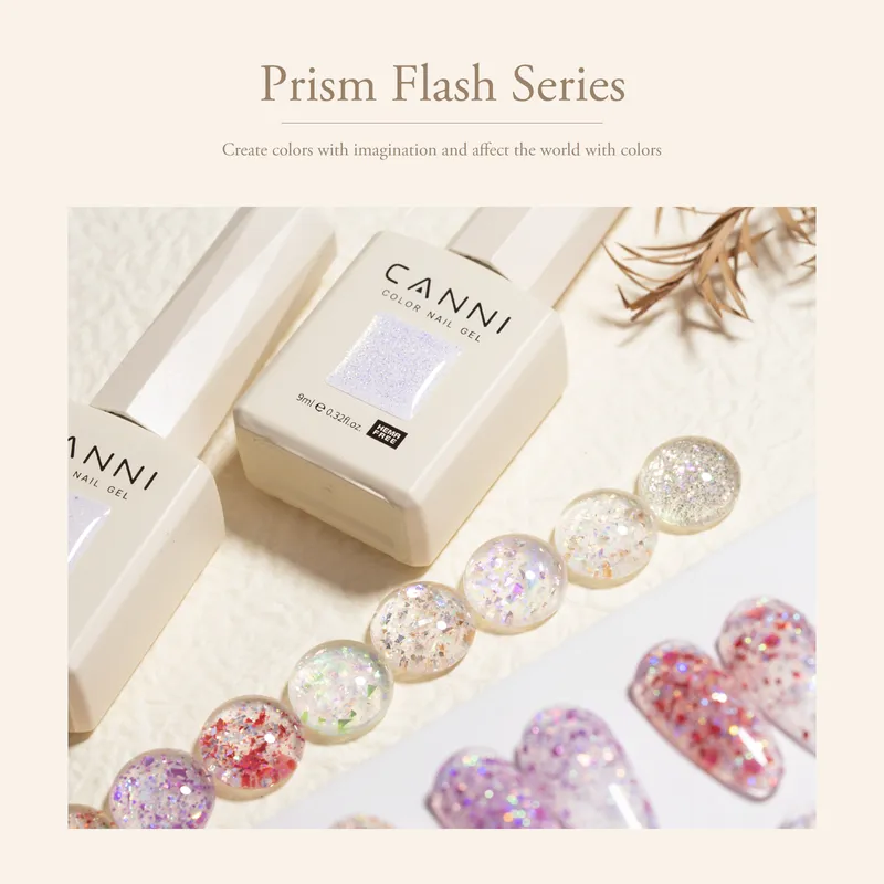 CANNI HEMA FREE  szett 8x9ml - No.10 - Prism Flash Collection