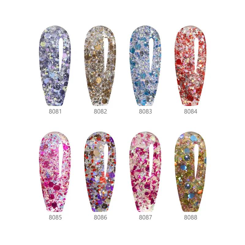 CANNI HEMA FREE  szett 8x9ml - No.11 - Glitz Flash Collection