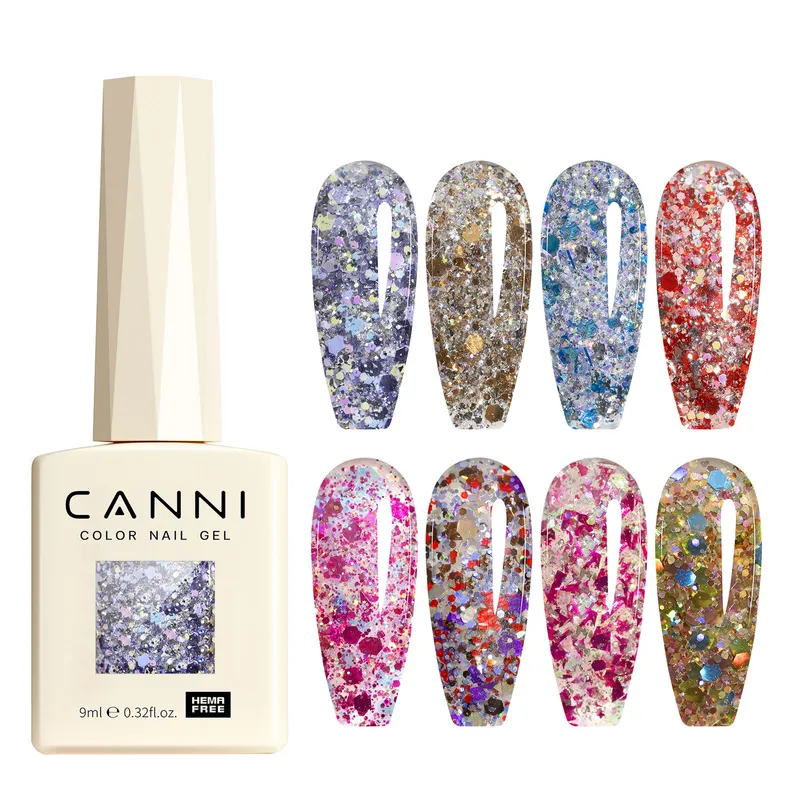 CANNI HEMA FREE  szett 8x9ml - No.11 - Glitz Flash Collection