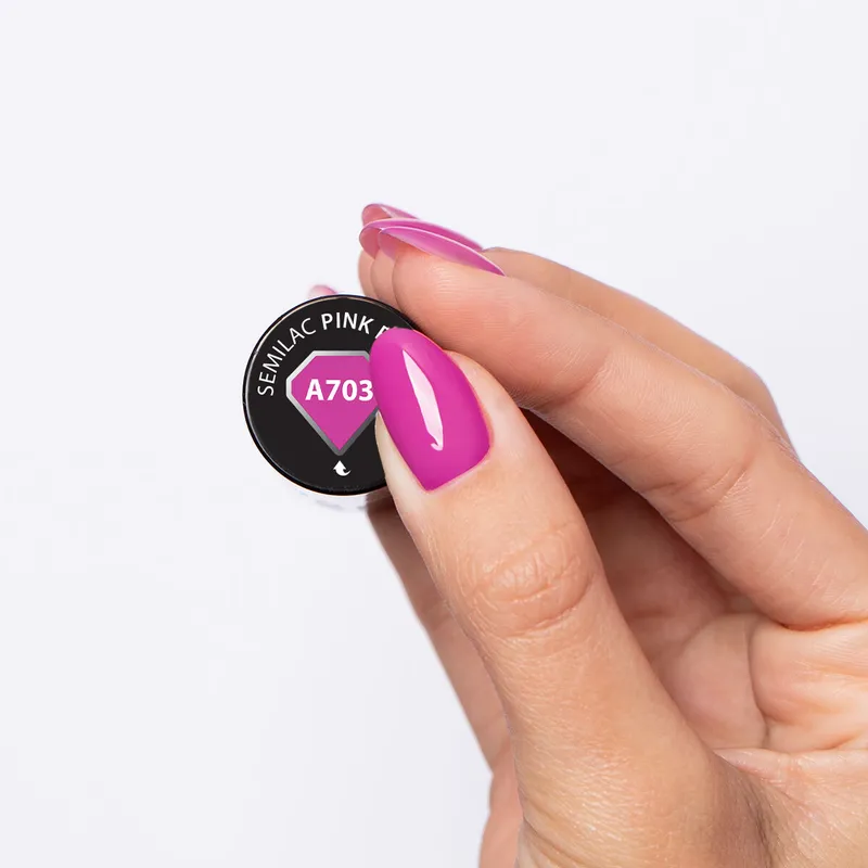 SEMILAC UV/LED Gél Lakk 7ml - A703 - Pink Power