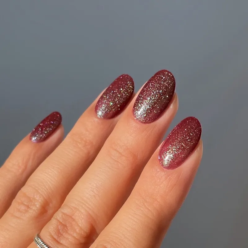 SEMILAC UV/LED Gél Lakk 7ml - 824 - Cat Eye - Digital Red