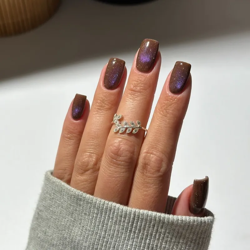 SEMILAC UV/LED Gél Lakk 7ml - 827 - Cat Eye - AI Brown