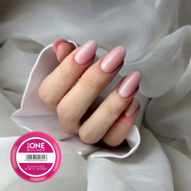 Silcare Base One Shimmer Misty Rose 50g 