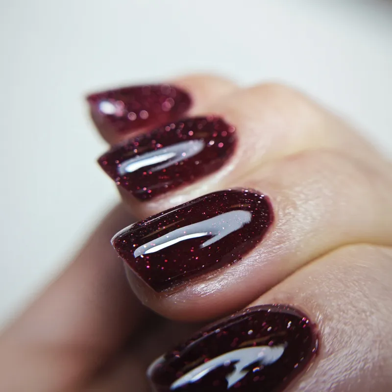 SEMILAC UV/LED Gél Lakk 7ml - 393 - HEMA FREE - Sparkling Black Cherry