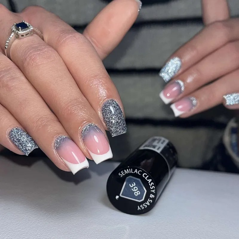 SEMILAC UV/LED Gél Lakk 7ml - 398 - HEMA FREE - Classy & Sassy