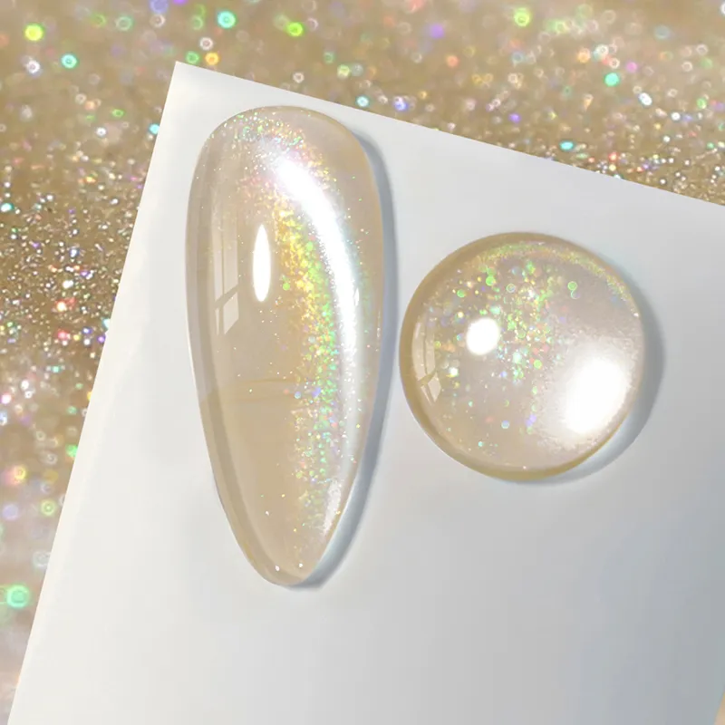 BORN PRETTY Rainbow Water Light Cat Magnetic UV/LED gél lakk 10 ml - RW01