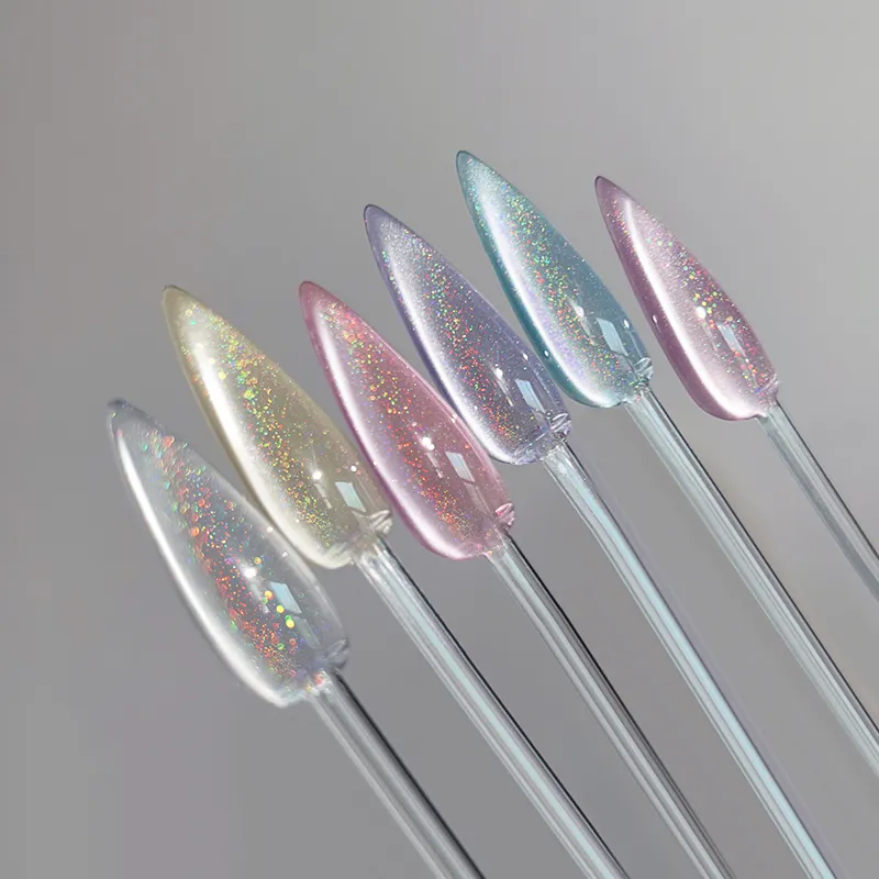 BORN PRETTY Rainbow Water Light Cat Magnetic UV/LED gél lakk 10 ml - RW02