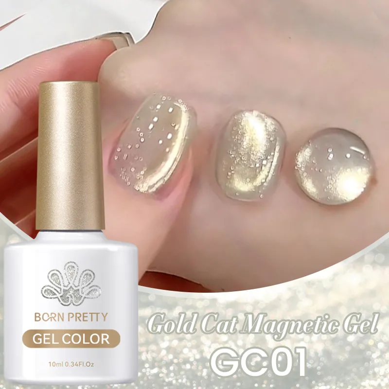 Born Pretty Cat Magnetic gél lakk 10 ml - MY212/GC01