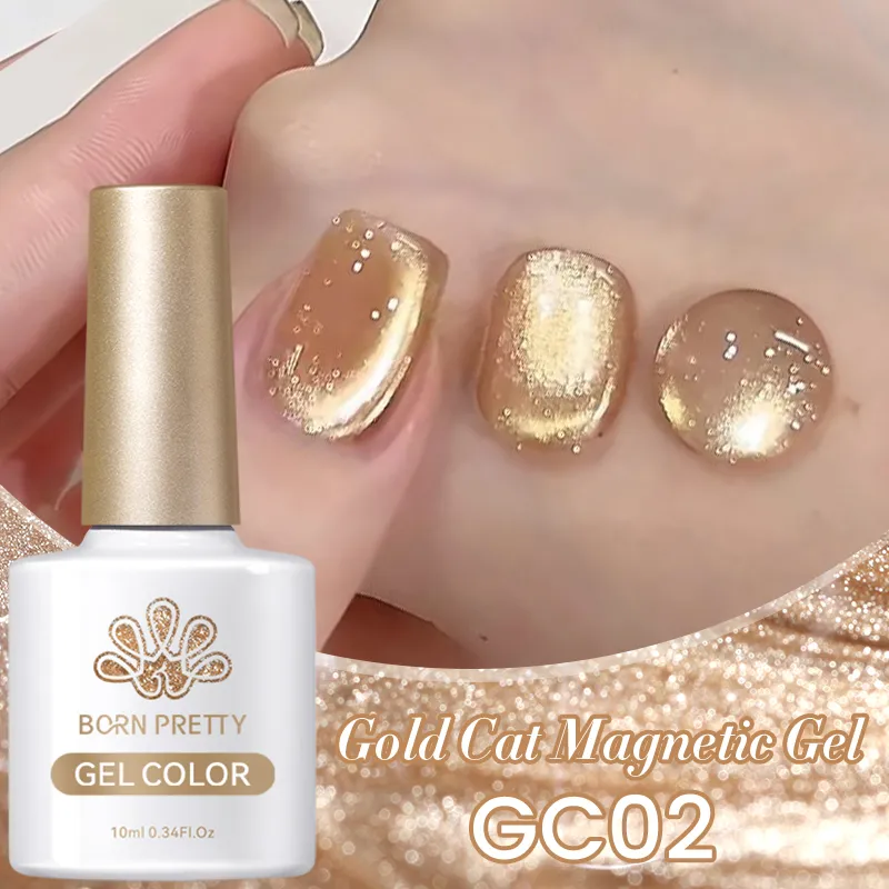 Born Pretty Cat Magnetic gél lakk 10 ml - MY213/GC02