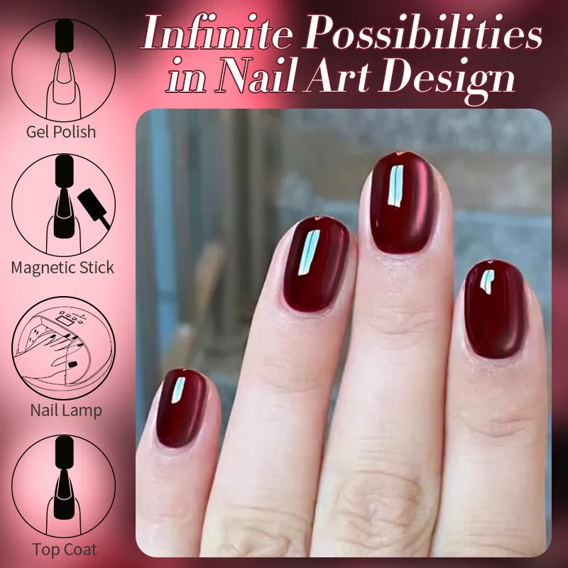 Born Pretty Cat Magnetic UV/LED gél lakk 10 ml - AW05/MY82