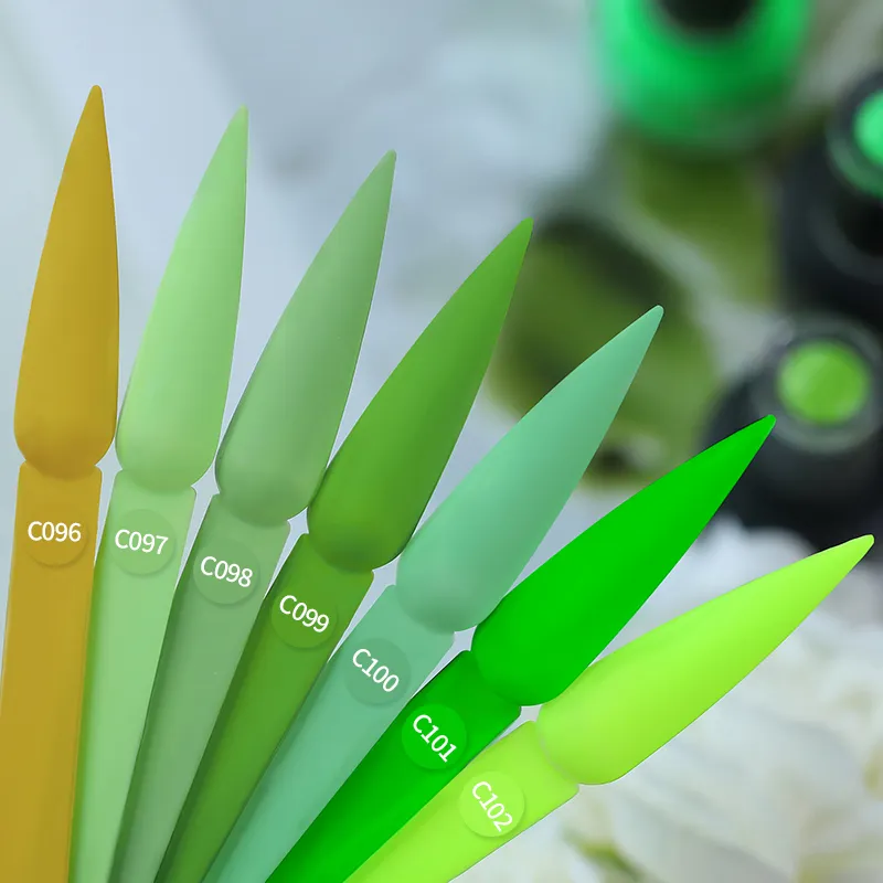 Born Pretty Pro UV/LED HEMA FREE gél lakk 15 ml - C102 - Neon Green-Yellow