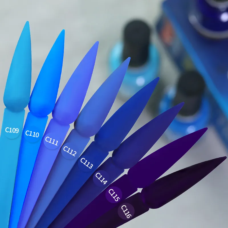 Born Pretty Pro UV/LED HEMA FREE gél lakk 15 ml - C109 - Crystal Lake