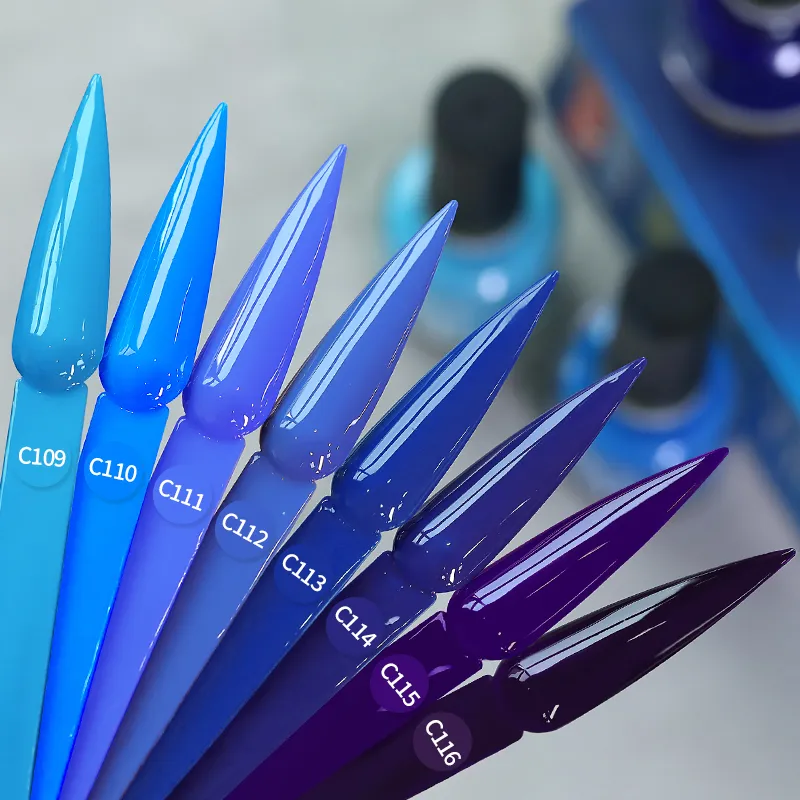 Born Pretty Pro UV/LED HEMA FREE gél lakk 15 ml - C110 - Maya Blue