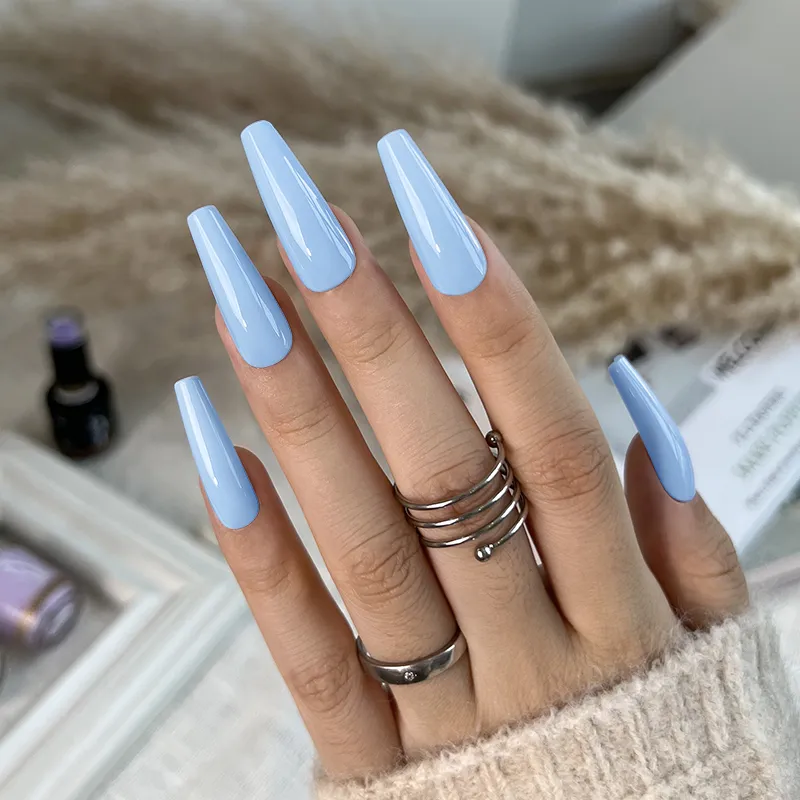 Born Pretty Pro UV/LED HEMA FREE gél lakk 15 ml - C094 - Baby Blue Eyes