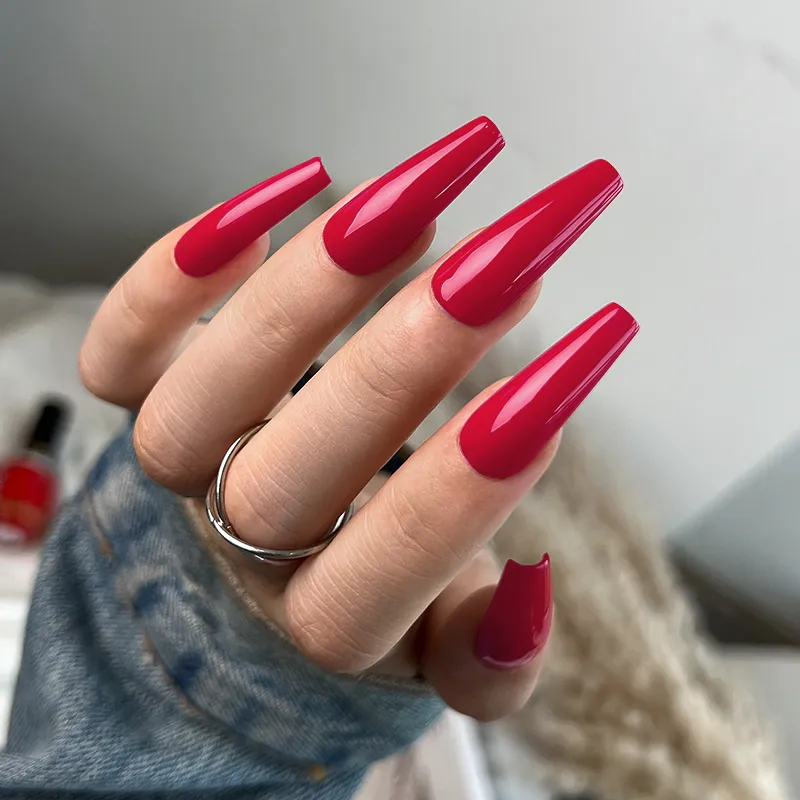 Born Pretty Pro UV/LED HEMA FREE gél lakk 15 ml - C069 - Crimson