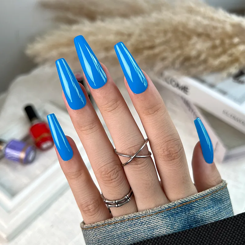 Born Pretty Pro UV/LED HEMA FREE gél lakk 15 ml - C110 - Maya Blue