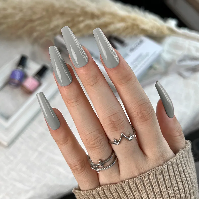 Born Pretty Pro UV/LED HEMA FREE gél lakk 15 ml - C124 - Battleship Gray