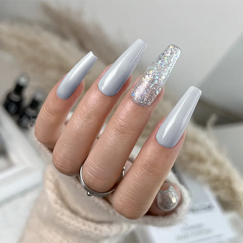 Born Pretty Pro UV/LED HEMA FREE gél lakk 15 ml - C125 - Timberwolf