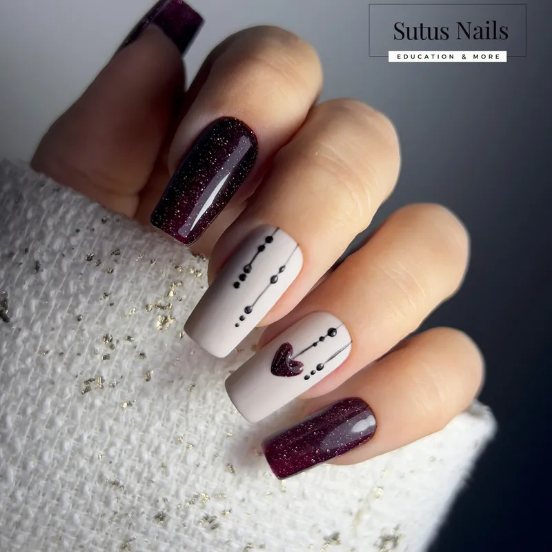 SEMILAC UV/LED Gél Lakk 7ml - 393 - HEMA FREE - Sparkling Black Cherry