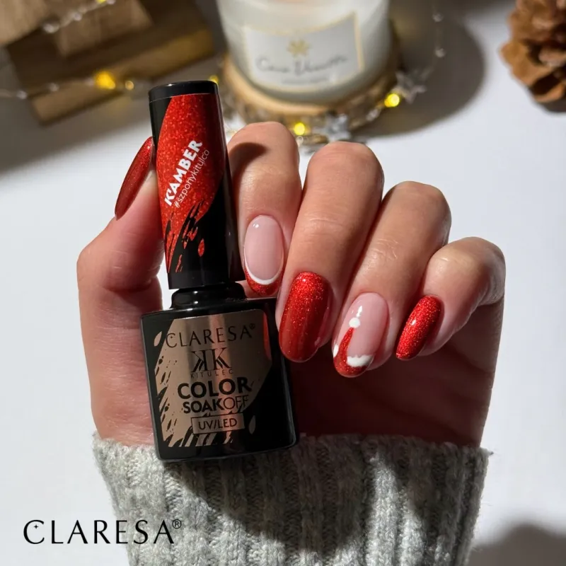 CLARESA UV/LED gél lakk 5g - Kitulec Series - Amber