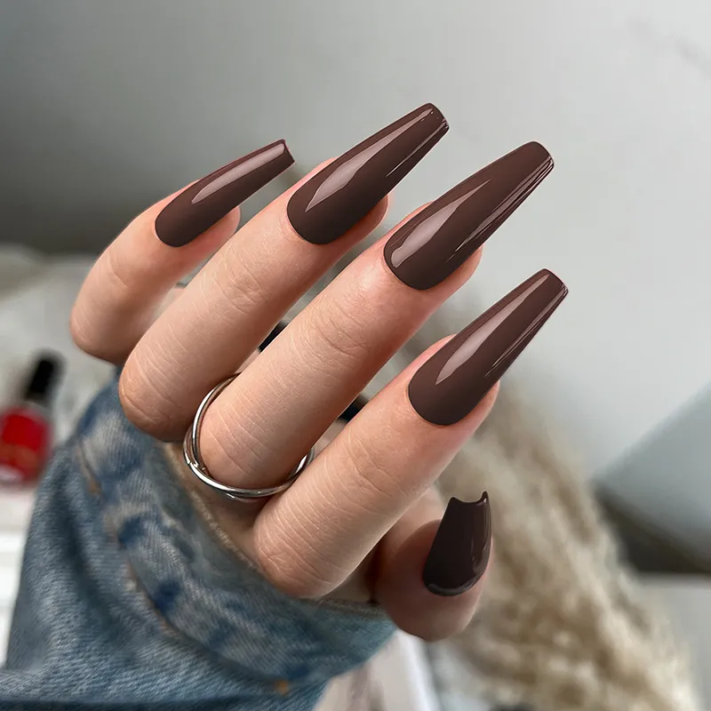 Born Pretty Pro UV/LED HEMA FREE gél lakk 15 ml - C010 - Coffee Brown