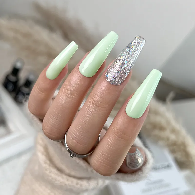 Born Pretty Pro UV/LED HEMA FREE gél lakk 15 ml - C040 - Frisco Green