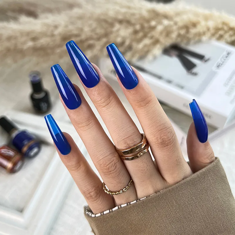 Born Pretty Pro UV/LED HEMA FREE gél lakk 15 ml - C042 - Klein Blue