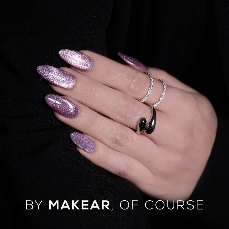 MAKEAR Moonlight Disco Gel Polish 8ml No.MCL02 Fluffy violet