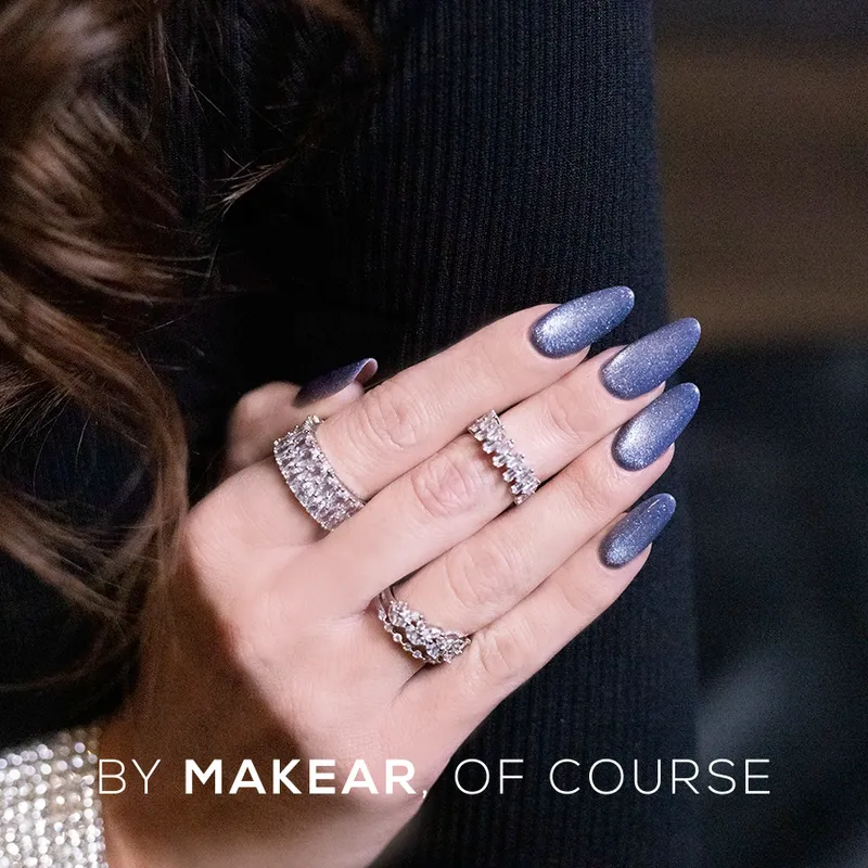 MAKEAR Moonlight Disco Gel Polish 8ml No.MCL04 Furry Blue