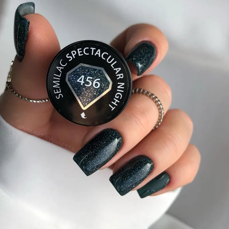 SEMILAC UV/LED Gél Lakk 7ml - 456 - HEMA FREE - Spectacular Night