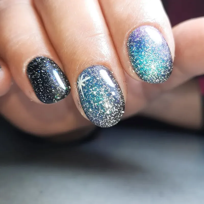 SEMILAC UV/LED Gél Lakk 7ml - 828 - Cat Eye - Grey Holo