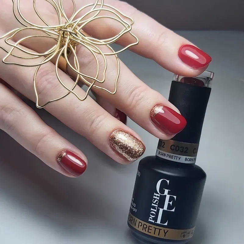 Born Pretty Pro UV/LED HEMA FREE gél lakk 15 ml - C032 - Bordeaux Red