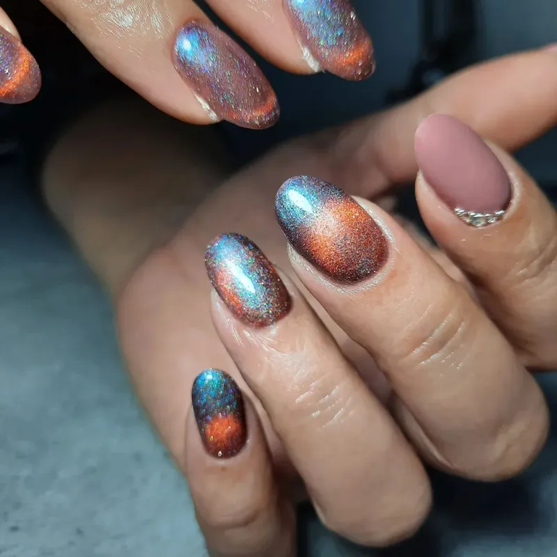 BORN PRETTY PRO UV/LED gél lakk 15 ml - T005 - Rainbow Reflective