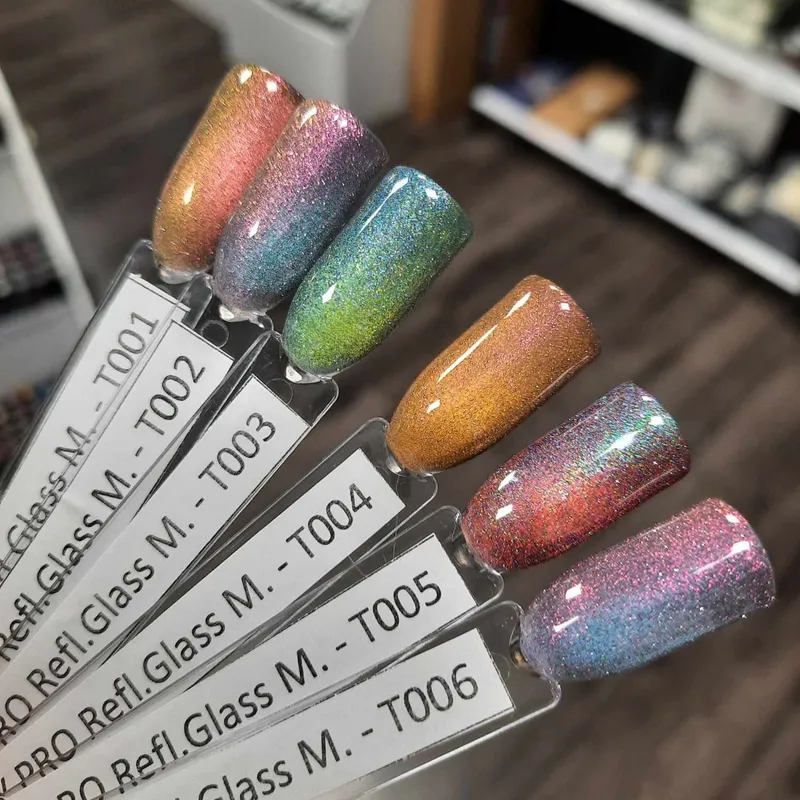 BORN PRETTY PRO UV/LED gél lakk 15 ml - T004 - Rainbow Reflective