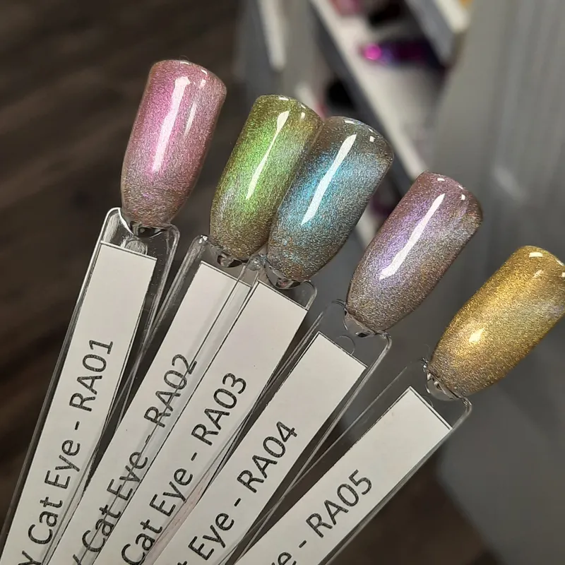 BORN PRETTY Rainbow Aurora Cat Magnetic UV/LED gél lakk 10 ml - RA02