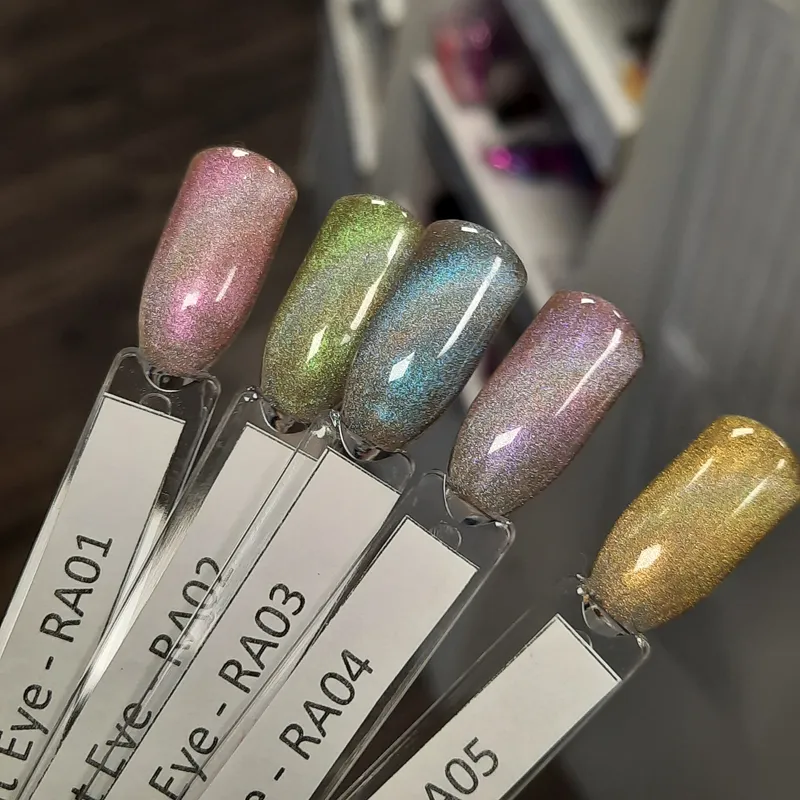 BORN PRETTY Rainbow Aurora Cat Magnetic UV/LED gél lakk 10 ml - RA03