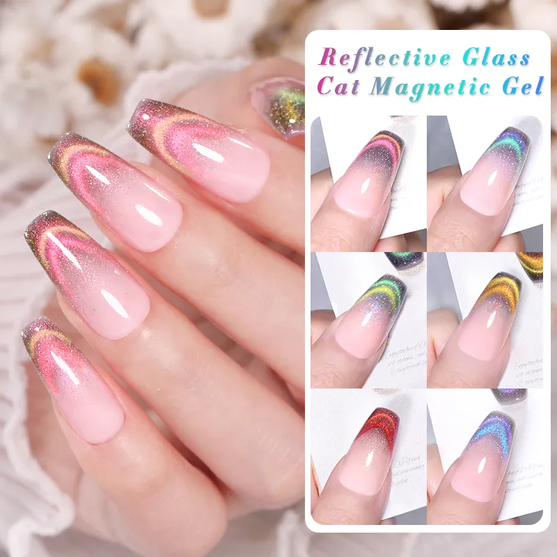 BORN PRETTY PRO UV/LED gél lakk 15 ml - T001 - Rainbow Reflective