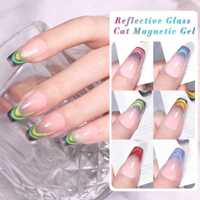 BORN PRETTY PRO UV/LED gél lakk 15 ml - T003 - Rainbow Reflective