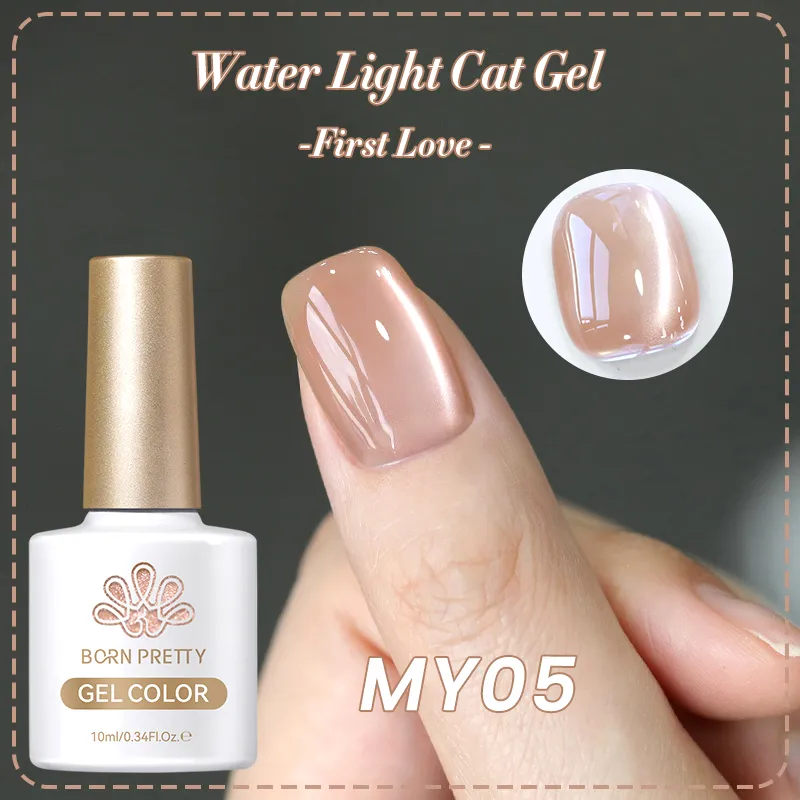 Born Pretty Cat Magnetic UV/LED gél lakk 10 ml - MY05 - First Love