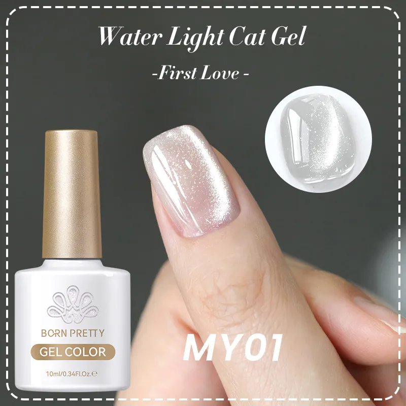 Born Pretty Cat Magnetic gél lakk 10 ml - MY001 - First Love