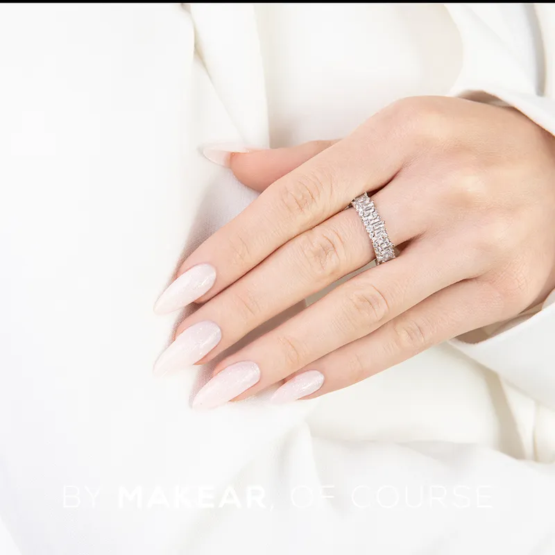 MAKEAR Challengel Builder Gel 15ml - No.HG11 Milky Shimmer