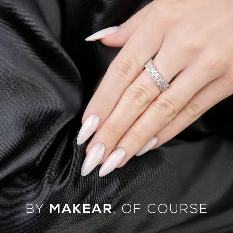 MAKEAR Challengel  Builder Gel 50ml - No.HG12 Milky Pink Shimmer